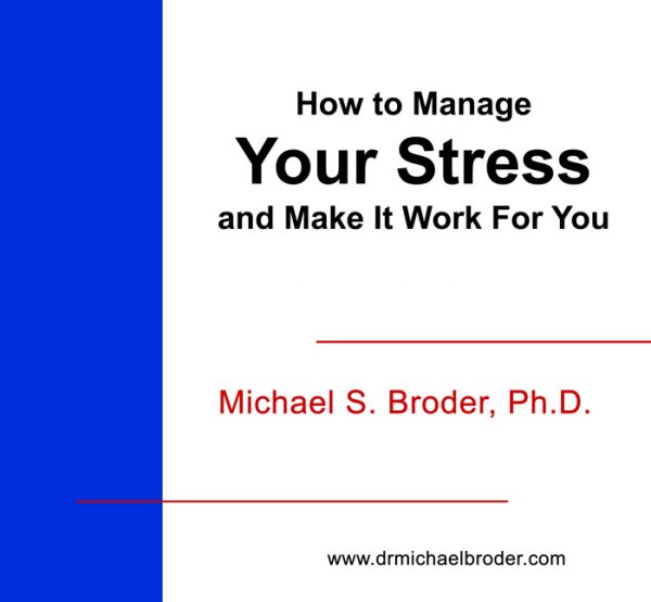 How to Manage Your Stress - audio CD or MP3