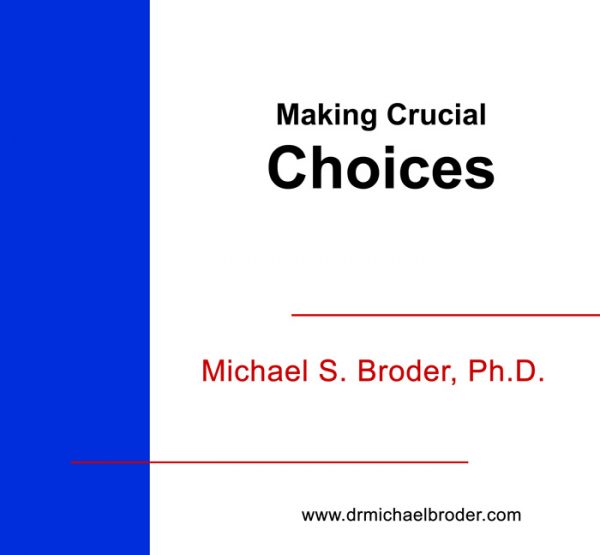 Making Crucial Choices - audio CD or MP3